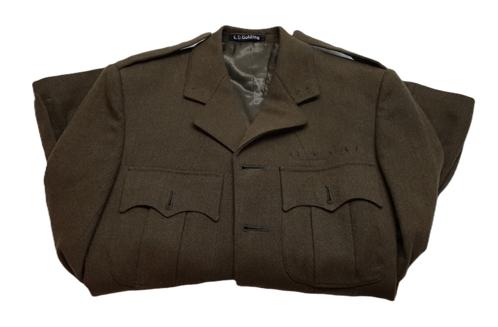 British Army No2 Jacket Old Dress Pattern Ofc No Buttons G.D Golding