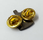 Black Crown 5/8" Subdued Officers Rank Crown Snap Pin x 1 New
