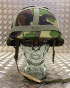 Genuine British Army Woodland Camo DPM Helmet Cover. Size Adjustable - Brand NEW
