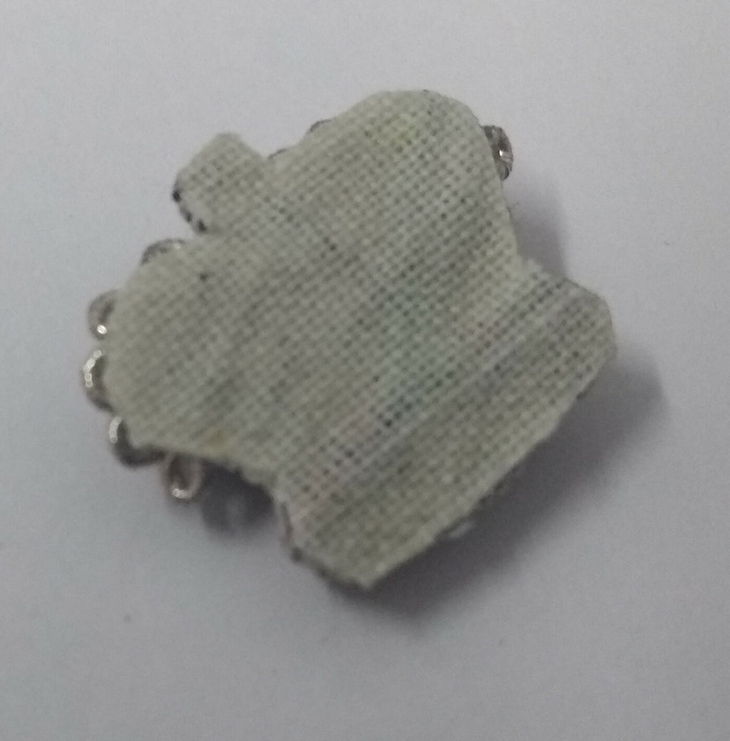 Genuine Vintage British Small Braided QC Silver Crown No Ground