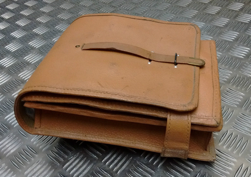 Vintage Map / Document Case / Shoulder Bag Tan