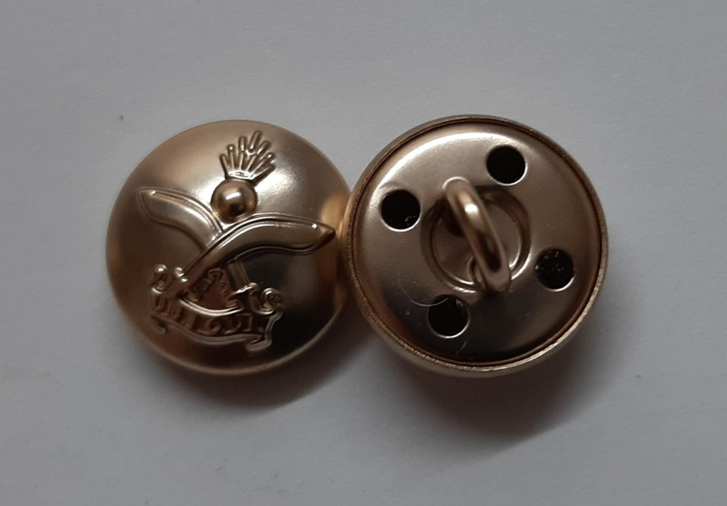 Gurkha Engineers Buttons X8 Small Size 22L Dress British Army "Queens" Insignia