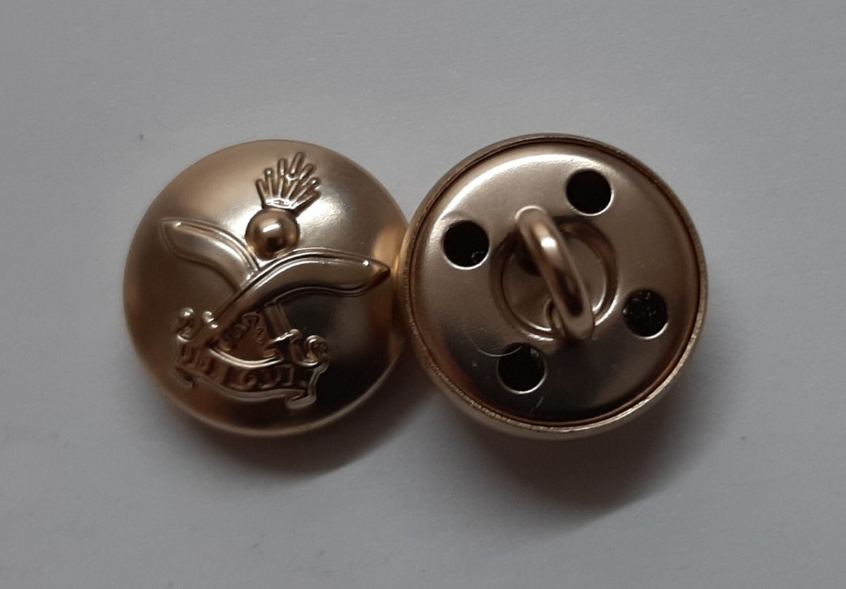 Gurkha Engineers Buttons X8 Small Size 22L Dress British Army "Queens" Insignia