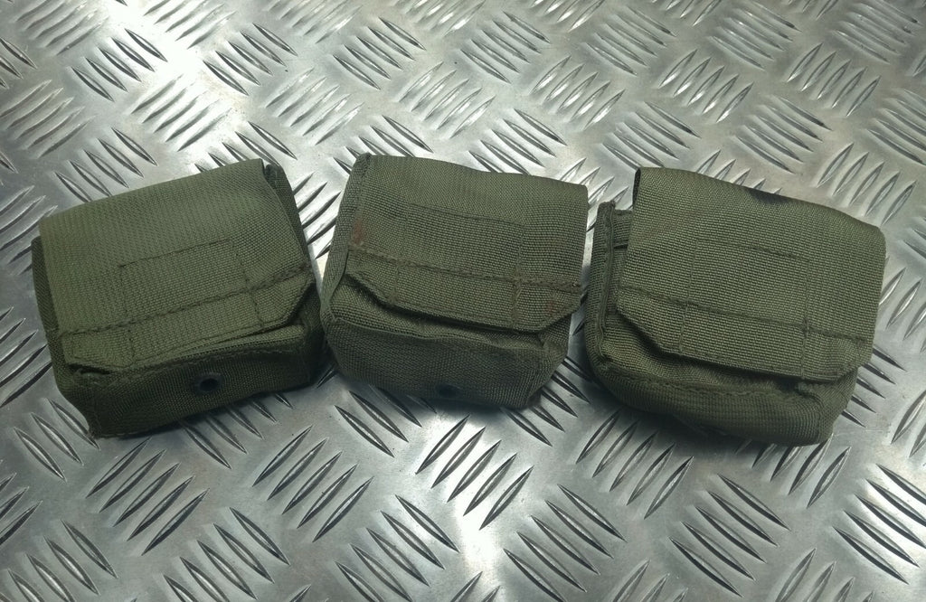 IDF Tactical Ammo Ammunition Pouch Web Codura Olive Green RUSTY x3