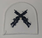 Genuine British Royal Navy White Qualification Marksman Badge All Rates