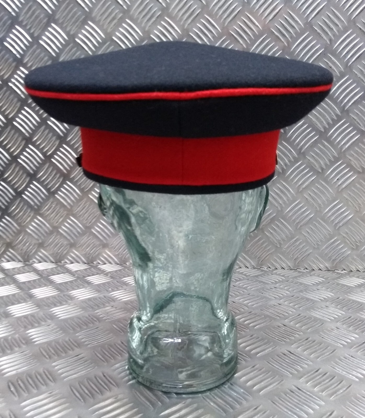 Royal Anglian Regiment Dress Hat Uniform Issue Small Peak Insignia Present