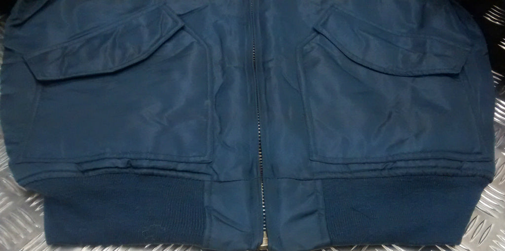 MA2 CWU US Military Style Bomber Jacket Blue NEW