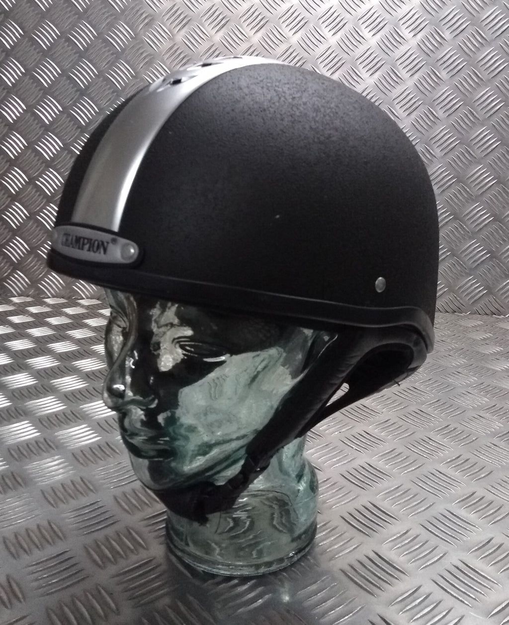 Champion Jockey Helmet Ex-Army Edition Ventair Deluxe With Maroon Cover 55cm