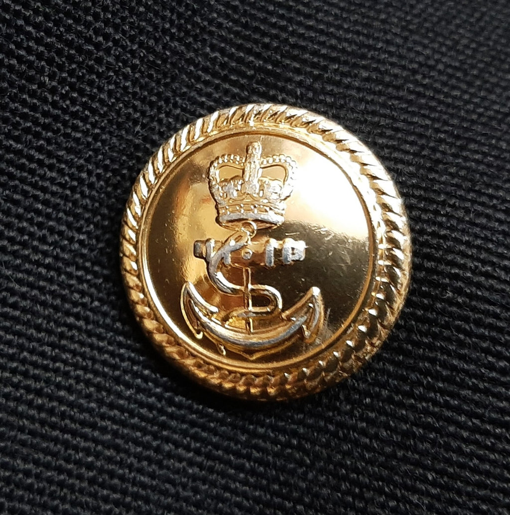 Royal Navy No1B Jacket Wool Barathea British Naval Style Navy 8 Buttons 100cm