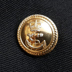 Royal Navy No1B Jacket Wool Barathea British Naval Style Navy 8 Buttons 100cm