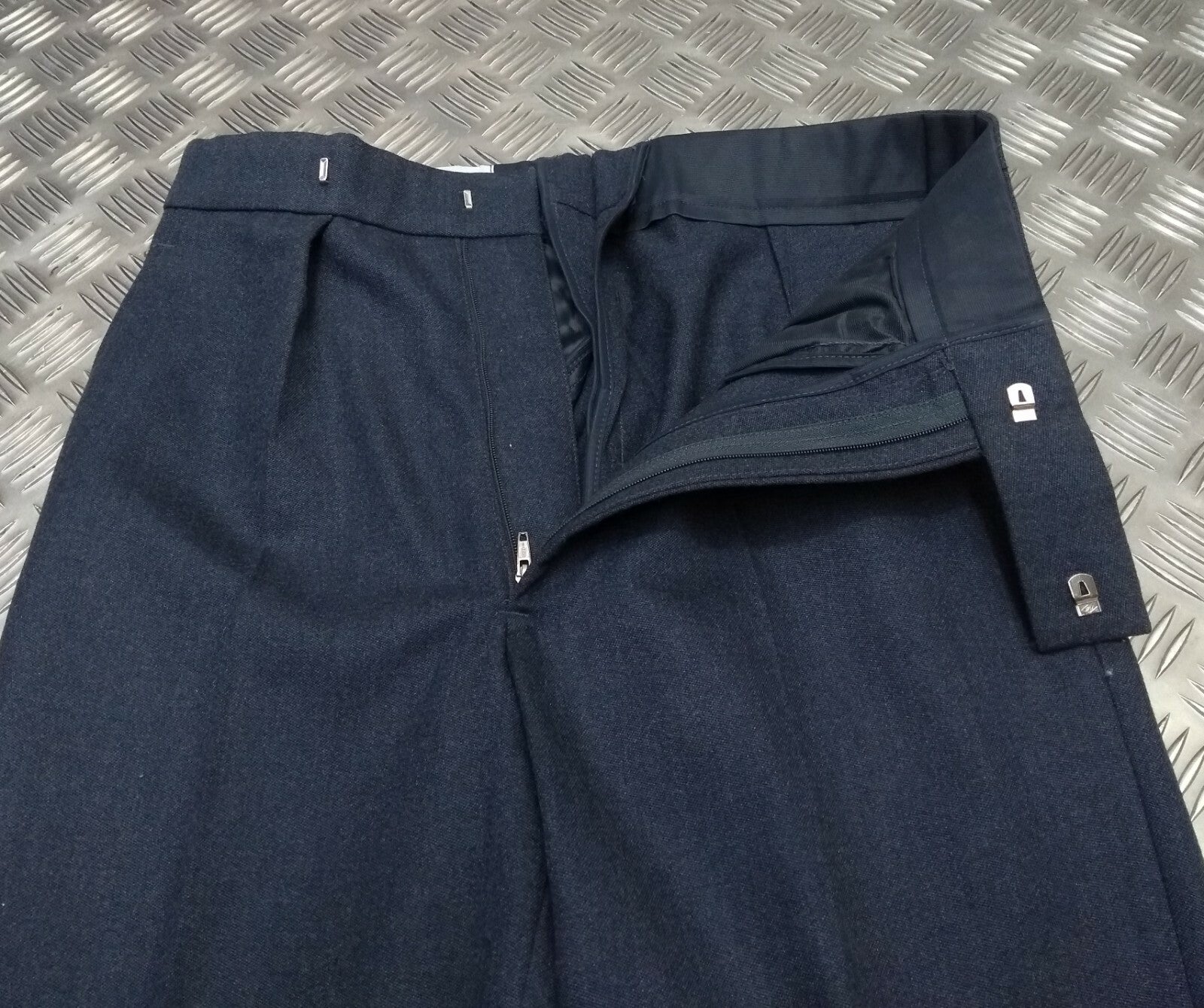 Trousers No1 RAF Royal Air Force Blue Grey Older Type Waist 76cm NEW