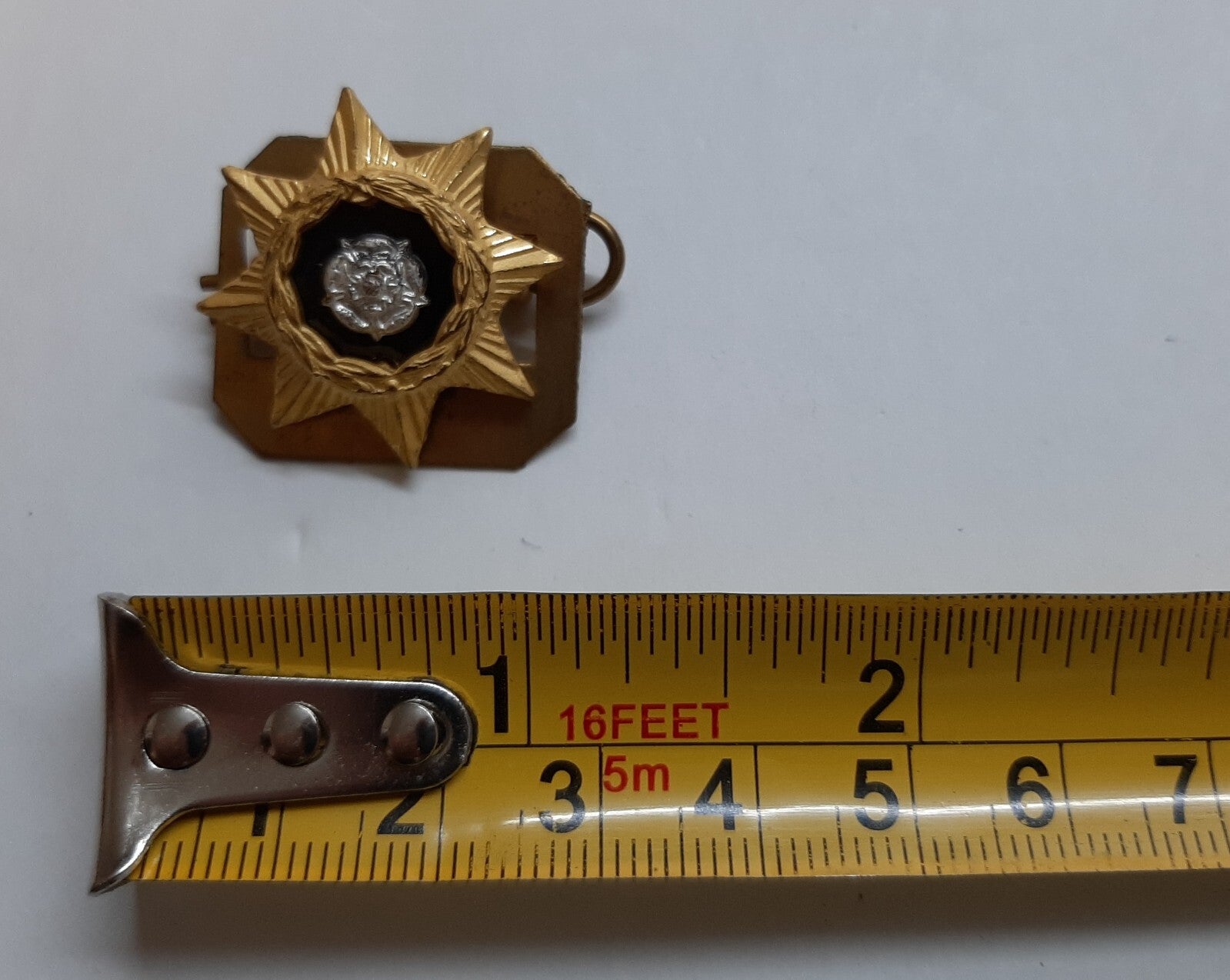 Vintage Collar Badges British Army The Prince of Wales Own Regiment of Yorkshire