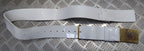 White Belt Parade & Ceremonial Issue No Plate Buckle Max 40"