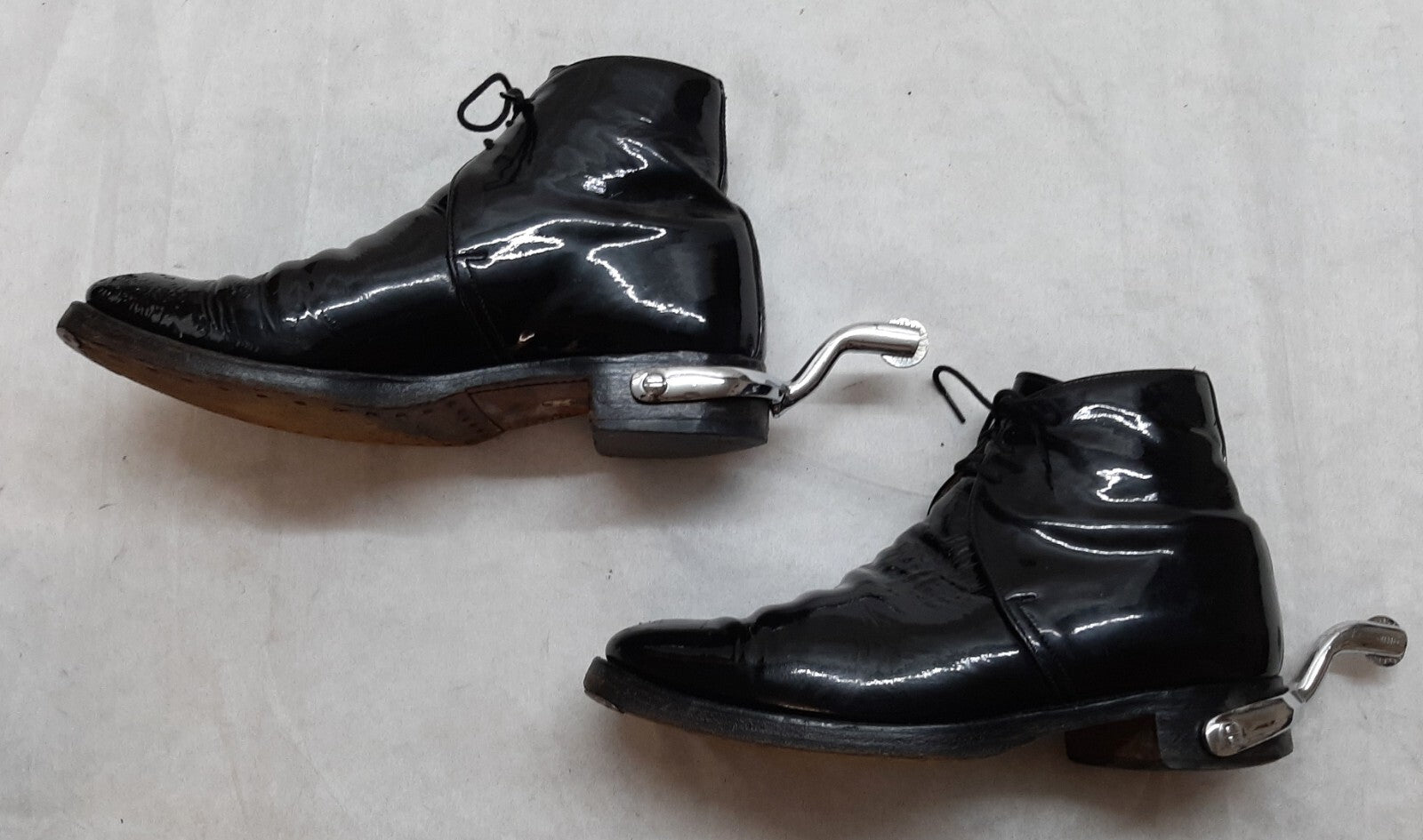 Sanders George Boots Officer Dress Parade With Spurs British Army Dress UK 8