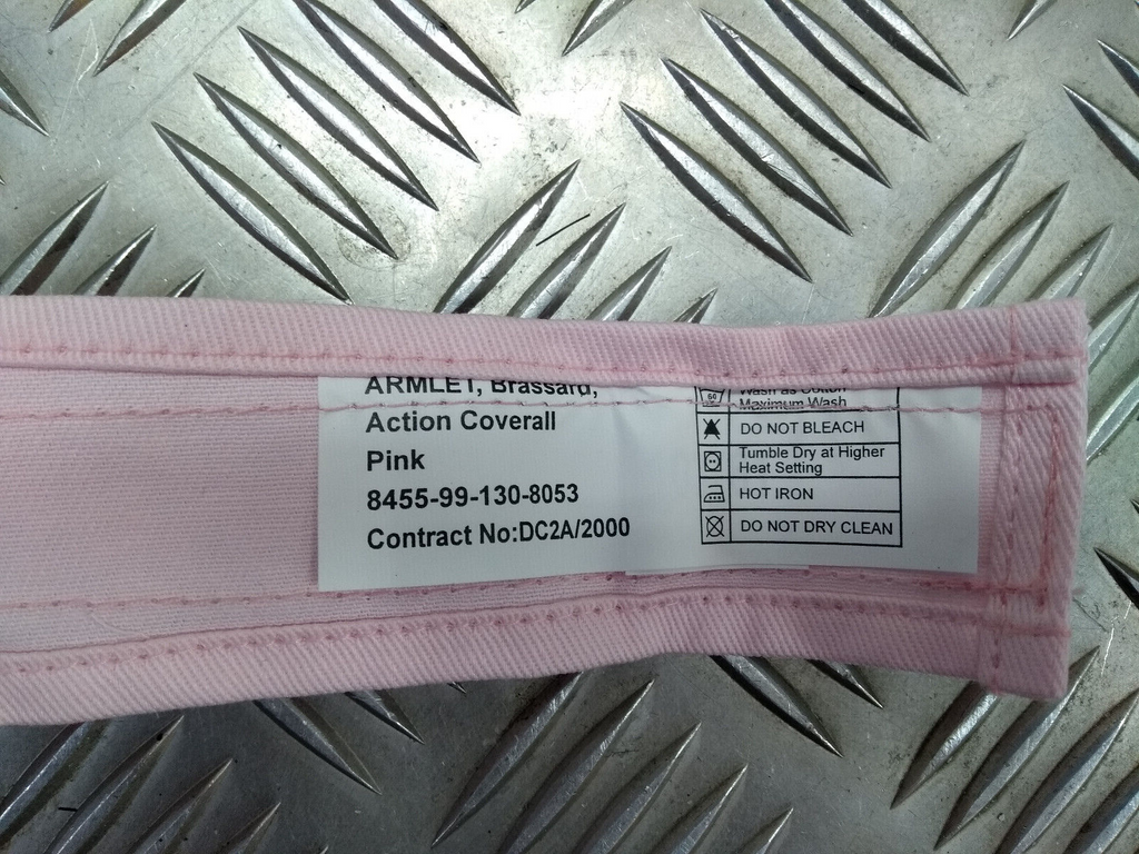 Pink Army Brassard Standard Issue Armlet Genuine British- NEW