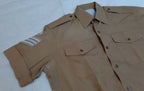 Army Style Khaki Shirt British Dress Size Collar 37cm
