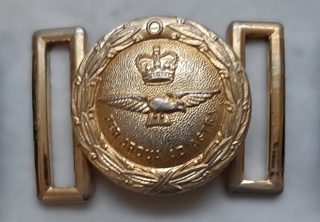 Vintage RAF Royal Air Force Buckle Ceremonial Air Force Belt Clasp PER ARDUA AD ASTRA