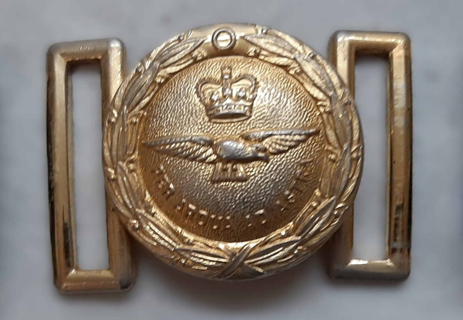 Vintage RAF Royal Air Force Buckle Ceremonial Air Force Belt Clasp PER ARDUA AD ASTRA