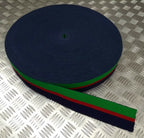 RADC Royal Army Dental Corps Green Red Navy Stable Belt Material 64mm