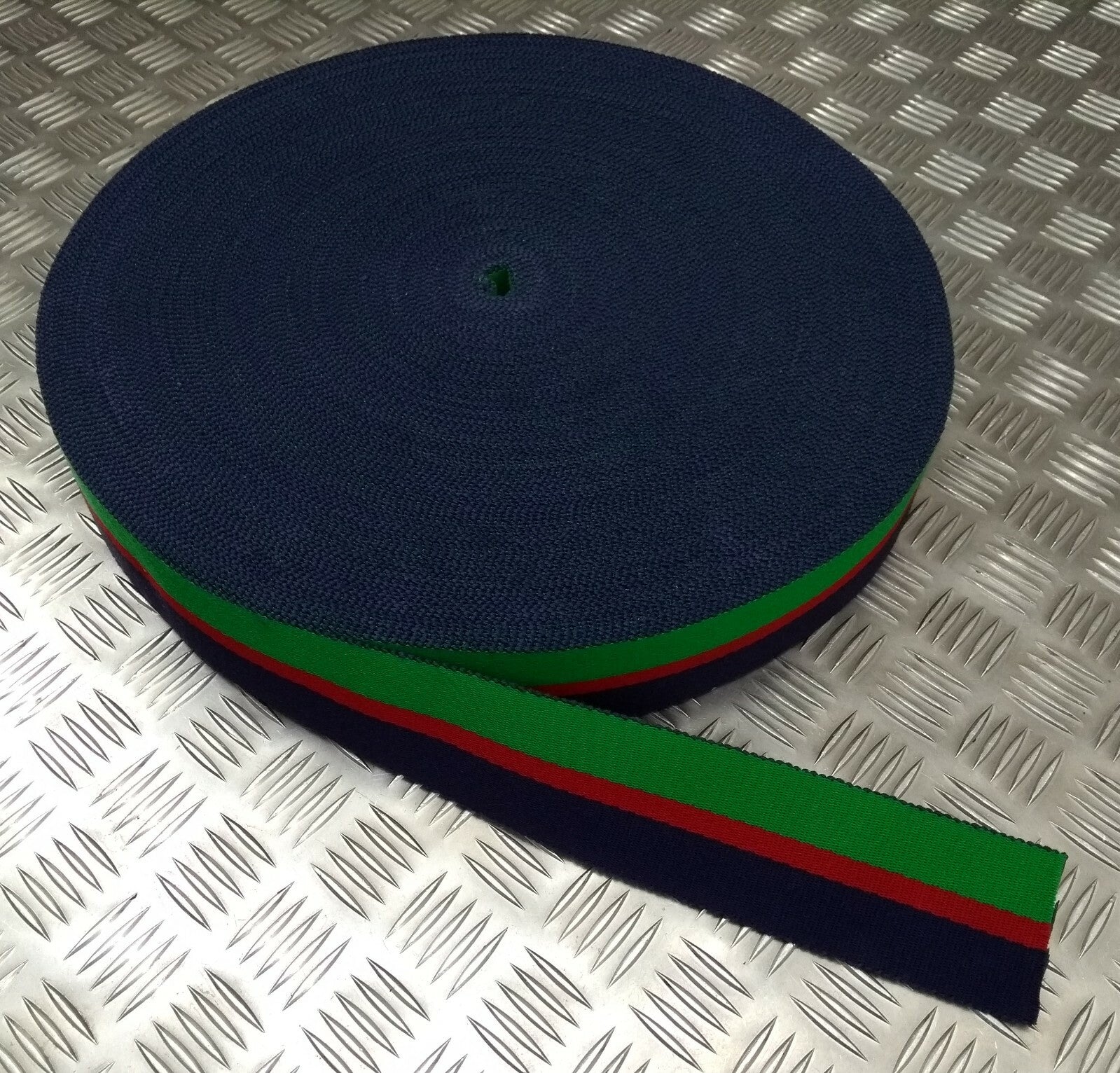RADC Royal Army Dental Corps Green Red Navy Stable Belt Material 64mm