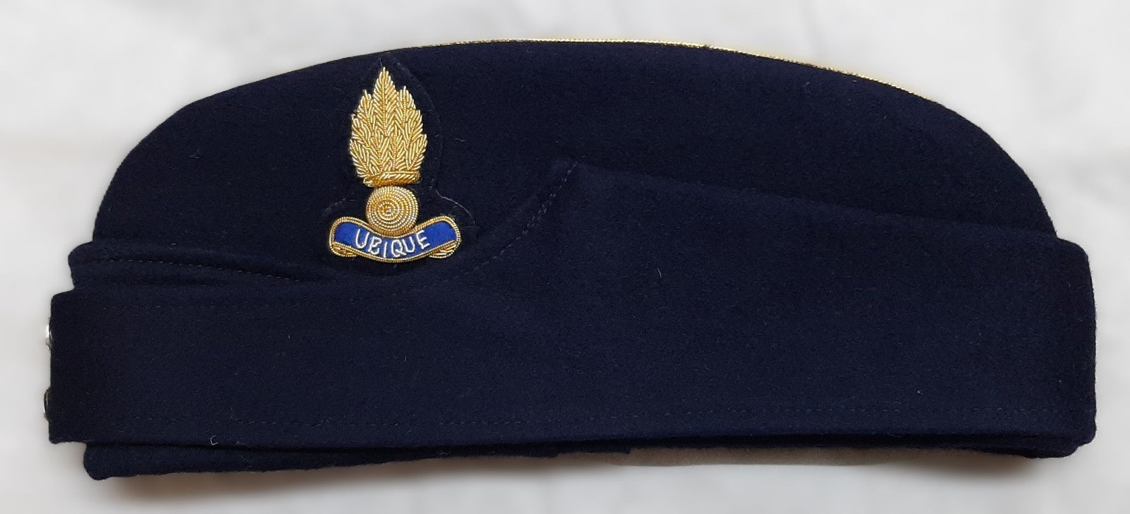 Royal Engineers British Side Cap Forage Hat By Herbert Johnson of London 56cm