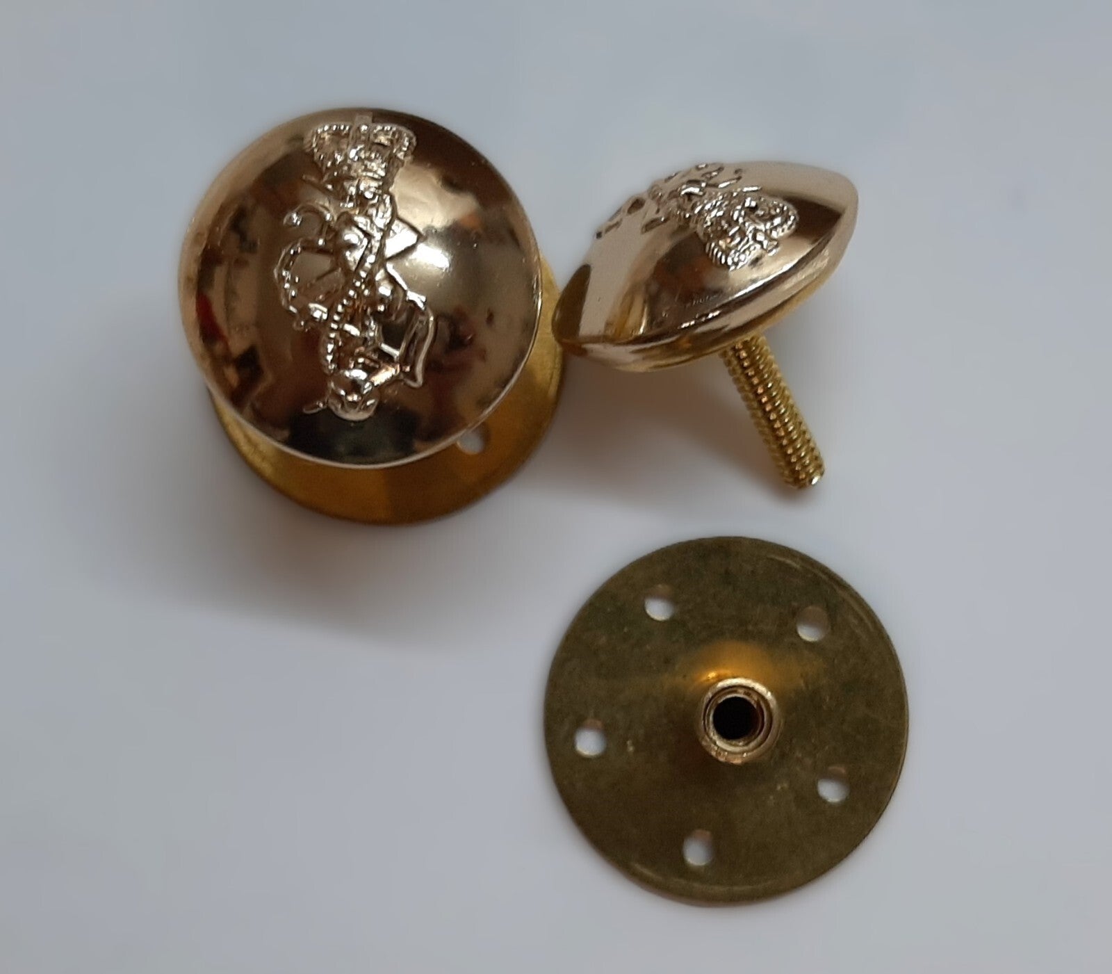 REME Shoulder Buttons Screw Fitting Size 30L Dress British Army Uniform Insignia