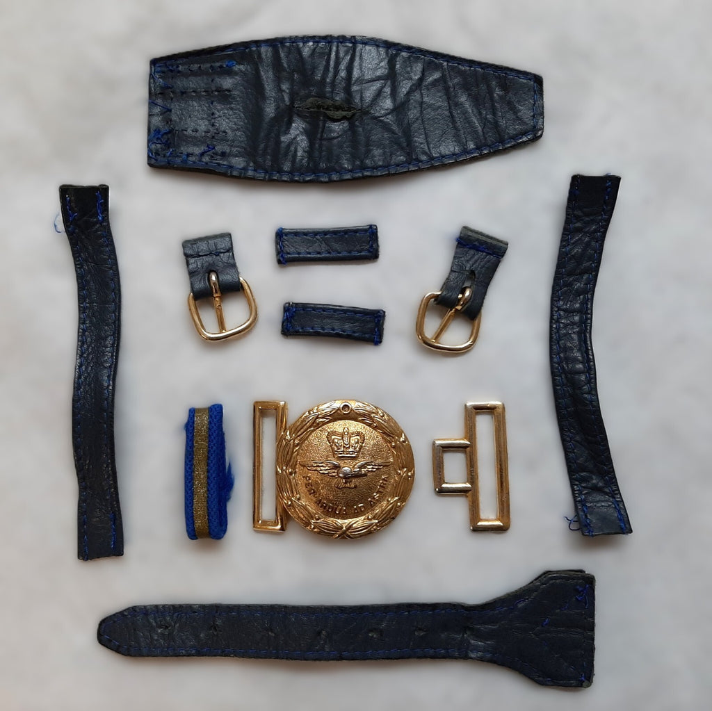Vintage RAF Royal Air Force Buckle & Parts Ceremonial PER ARDUA AD ASTRA
