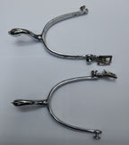 HCav Spurs Chrome Household Cav & RHA British Swan Neck