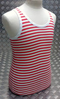 Russian Soviet USSR CCCP Style Stripy Sailors Telnyashka Red Vest All Sizes NEW