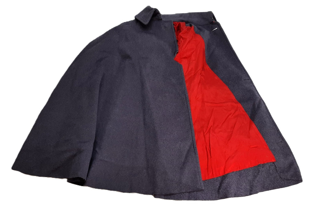 Vintage Officers Cape Red Lined British Army 1973 Pattern Foot Guards No Buttons