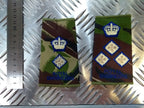 Genuine British Army Woodland DPM Camo Royal Engineers Rank Slides Assorted