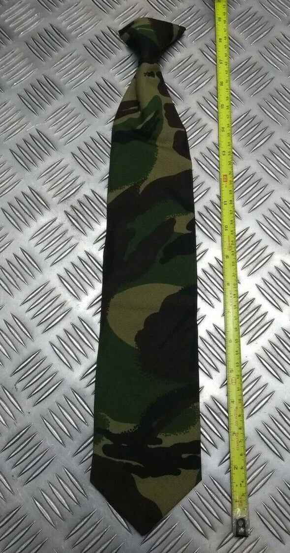 DPM Camouflage Tie Clip on Necktie Woodland Camo Made In Great Britain - NEW
