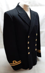 RN Jacket British Naval OFCs LT No1C Diagonal Serge 8 Button 100 Regular