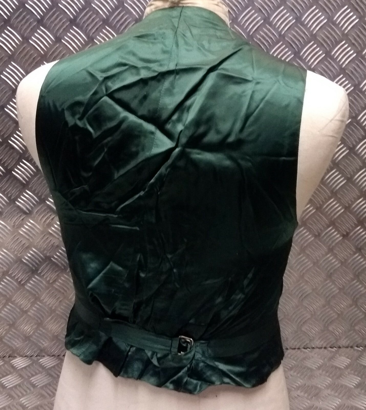 British Army Issue Green Mess Dress Waistcoat With Intelligence Corps Buttons