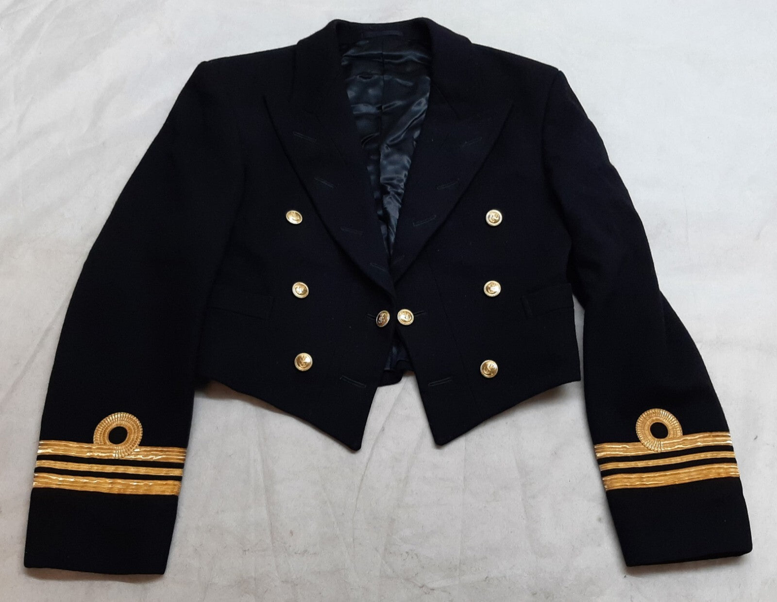 Royal Navy Mess Dress Jacket Lieutenant Commander Cuff Curls British Naval RN