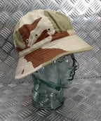 10 x Desert Bonnie Bush / Bucket / Rave Hat Tri Camouflage Foldable Size 59cm