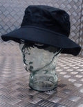 Military Style Special Forces Boonie Hat / Bush Hat Short Brim Stealth Black NEW