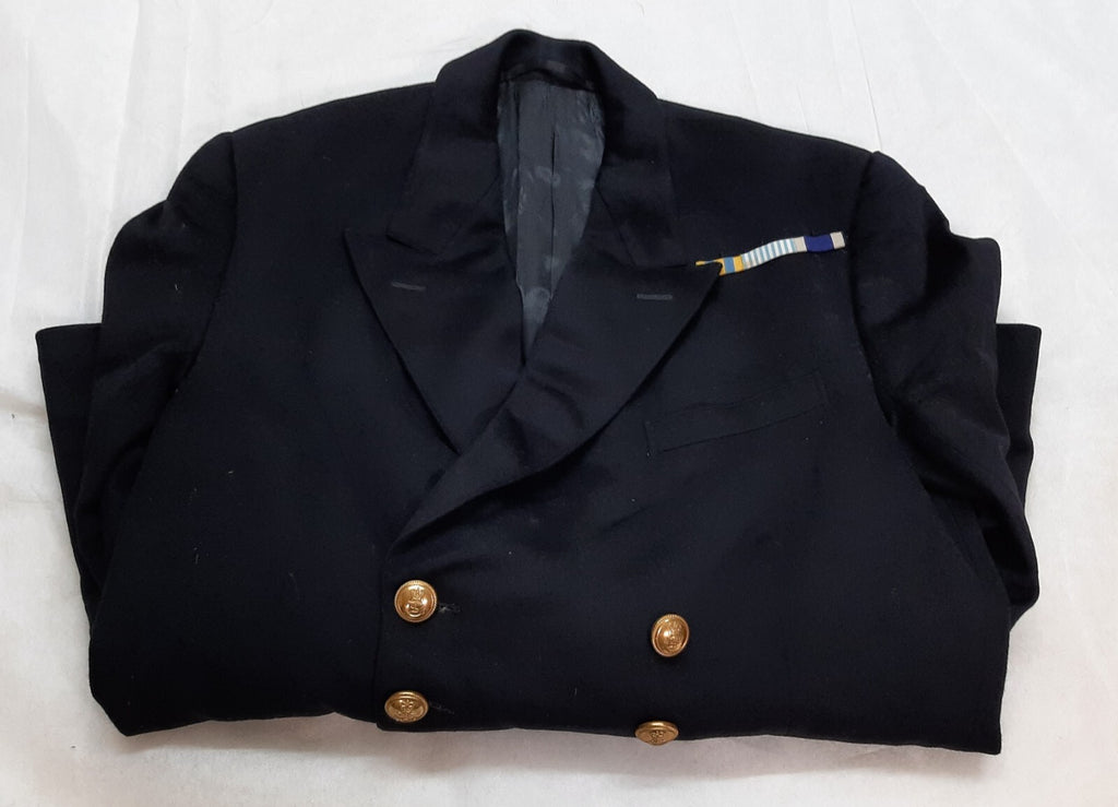 Lt Jacket British Naval 60s Pattern Queens Crown Ofc Navy Dress RN