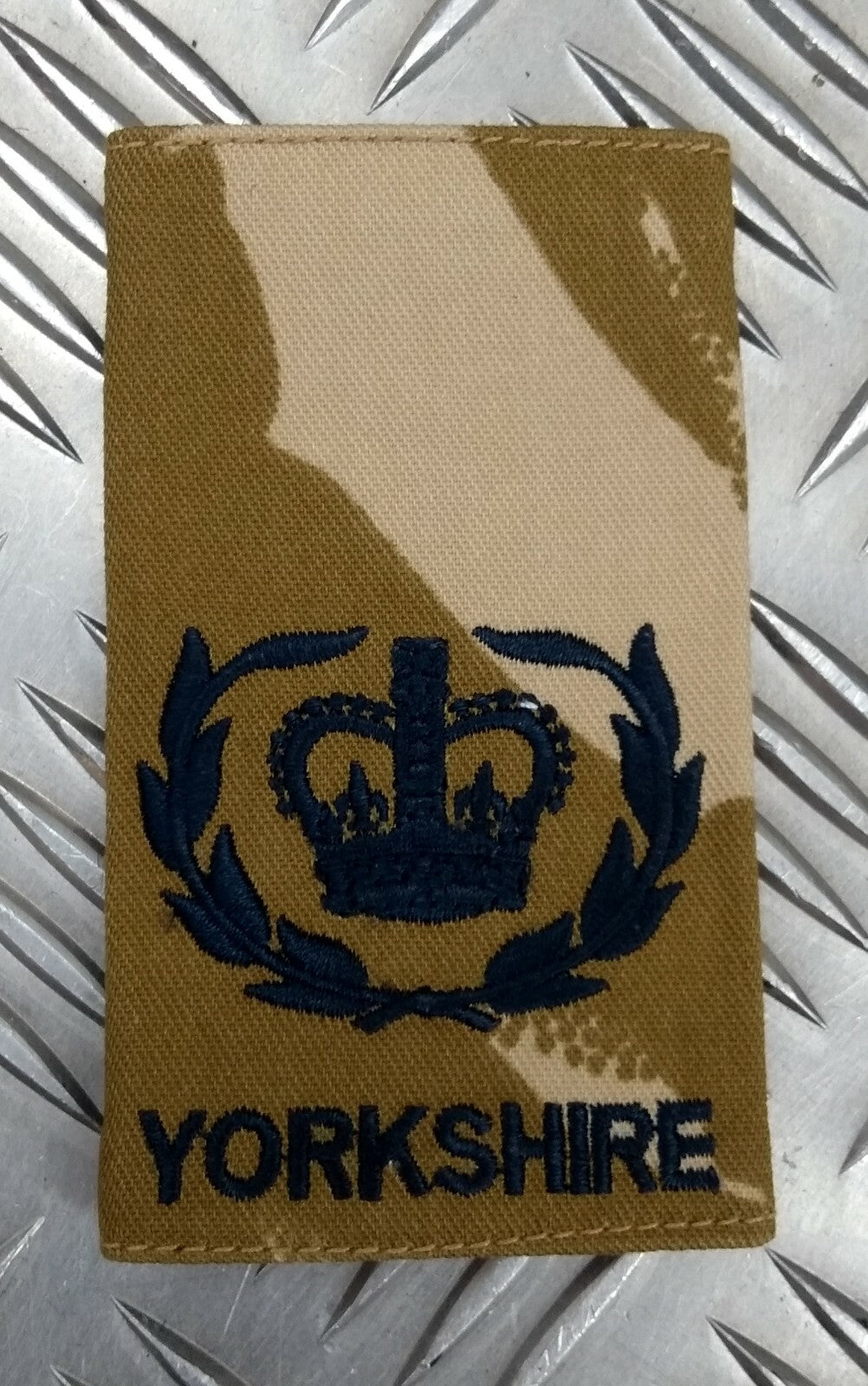 Genuine British Army Desert Camo Yorkshire Rank Slide Various Ranks - NEW