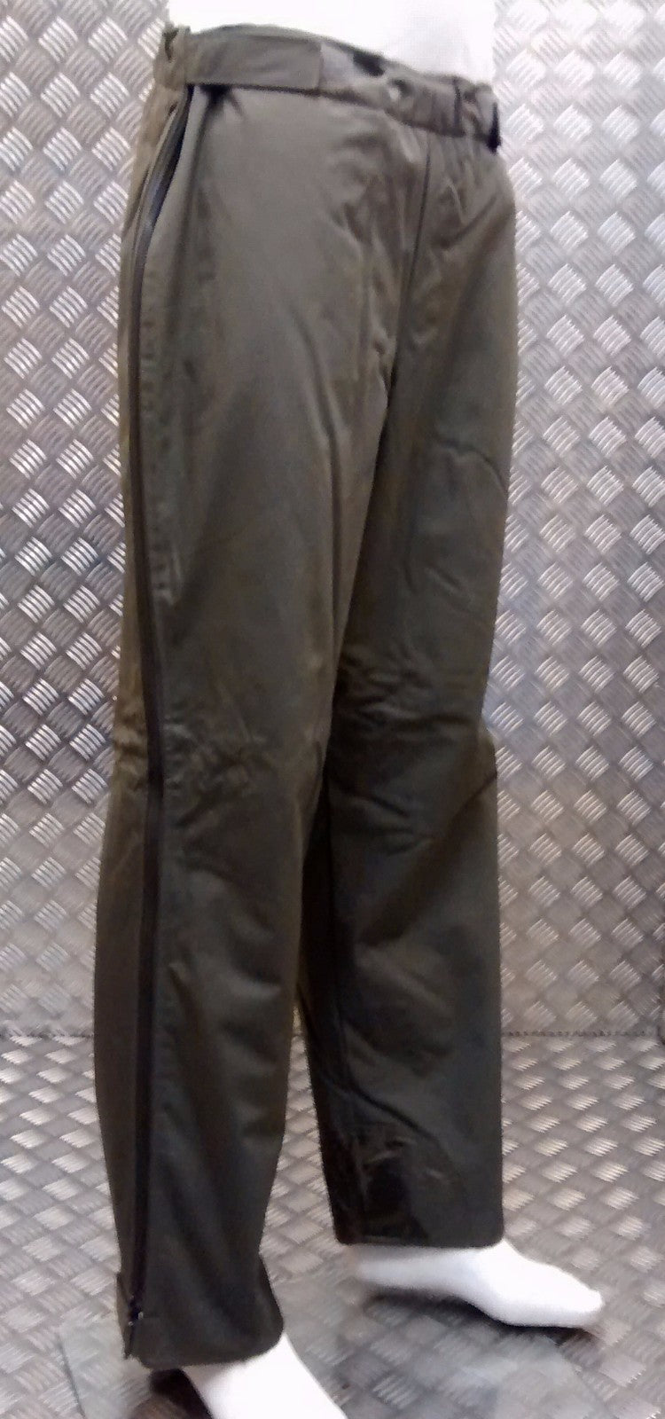 Genuine German Issue Cold Weather Fleece Lined Full Zip Winter Trousers