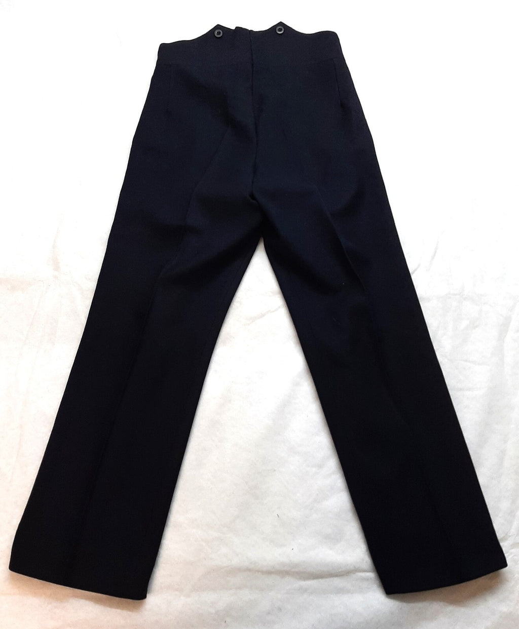 Vintage No1 Trousers 1957 Pattern British Army Red Stripe Blue Other Ranks W31"