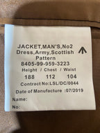 RRS Scottish Pattern No2 FAD Jacket Doublet Royal Reg of Scotland 188/112/104