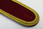 Senior Officer Shoulder Boards Abu Dhabi Obsolete Stock Maroon Melton Gold Braid