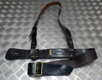 Vintage Sam Browne Leather Belt and Cross Over Strap Hobson London