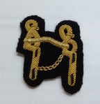 Mess Kit Badge Saddlery Harness maker British Army Hand Embroidered Arm Patch