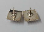 Light Infantry Pips 3/8" Silver Officer Rank Bath Stars Snap Pin X2 GIM160
