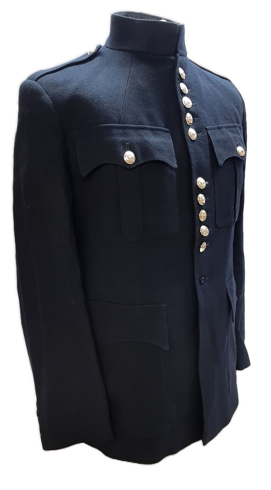 Vintage Welsh Guards Jacket British Army Blue No1 Dress No Rank Old Pattern