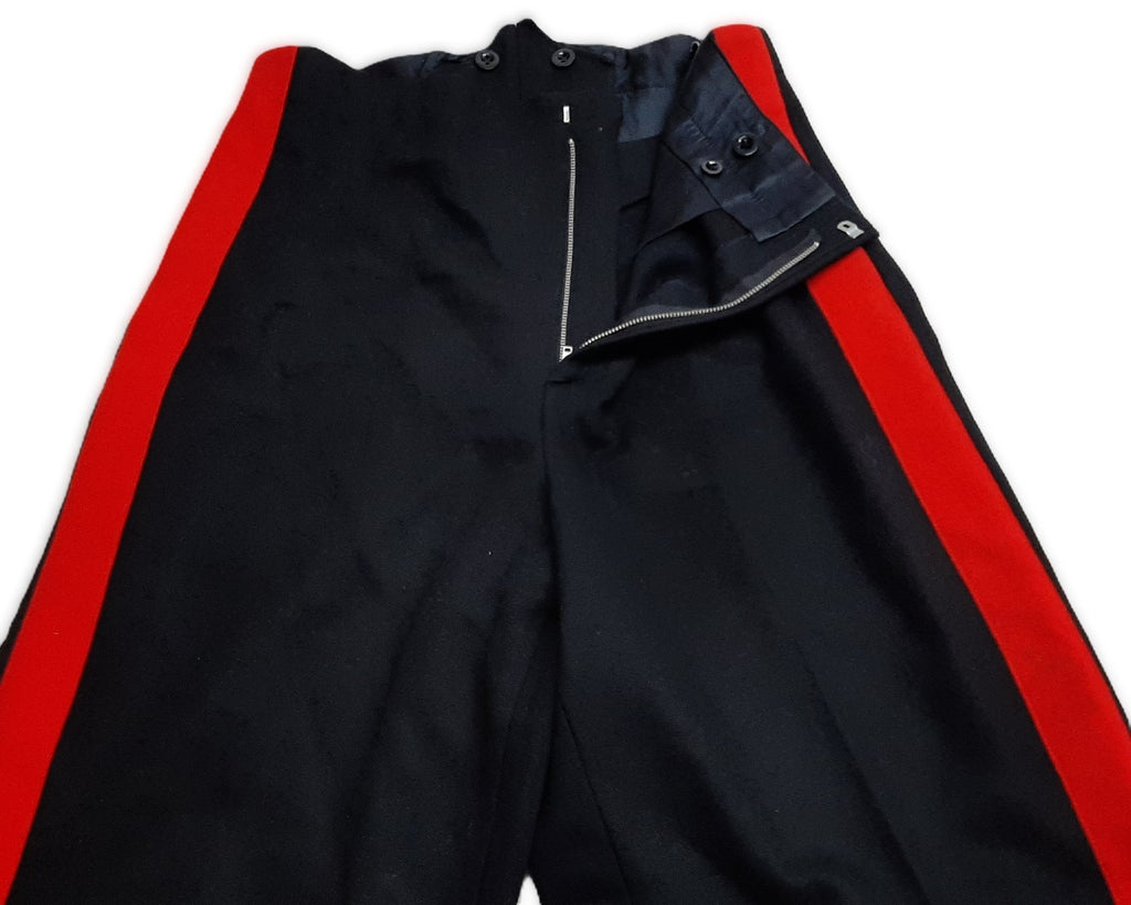 No1 Army Trousers British Officers Blues Red Stripe Dress Uniform W34" L35"