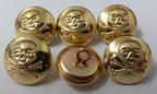 Genuine British Army QRL Lancers Skull & Crossed Bones Buttons Insignia ASBT111