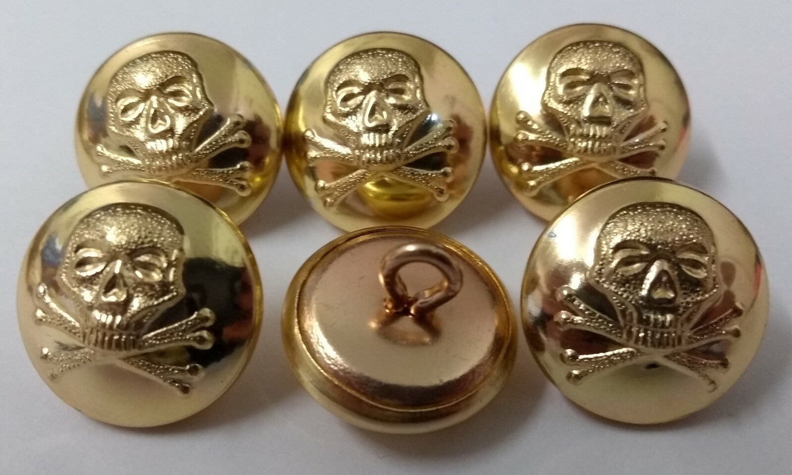 Genuine British Army QRL Lancers Skull & Crossed Bones Buttons Insignia ASBT111